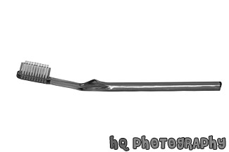 Toothbrush black and white picture