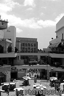 Hollywood & Highland Center black and white picture