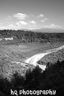 Cascade Mountains black and white picture