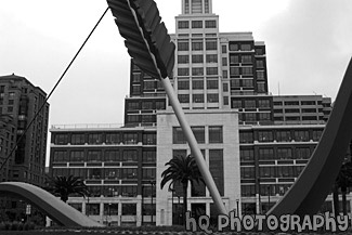 Scenic San Francisco Building black and white picture