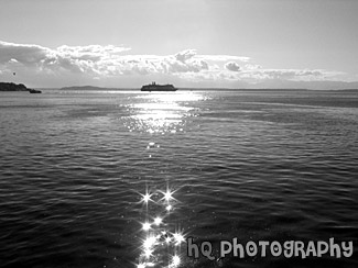 Sparkling Seattle Water black and white picture