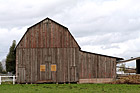 Brown Barn & Clouds photo thumbnail