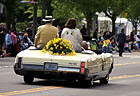 Daffodil Parade Car & Daffodils photo thumbnail