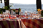 Tables & Wine Glass at a Wedding photo thumbnail