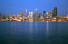 Seattle at Night from Alki Beach photo thumbnail