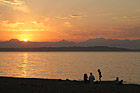 Alki Beach Sunset & People photo thumbnail