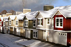 Row of Townhouses in Snow photo thumbnail