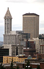 Seattle Buildings & Clouds photo thumbnail