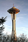 Space Needle During Sunset photo thumbnail