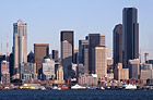 Seattle Buildings From Alki Beach photo thumbnail