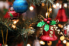 Ornaments on Christmas Tree photo thumbnail