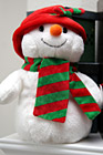 Stuffed Winter Snowman photo thumbnail