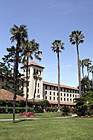 Nobili Hall & Palm Tress in Mission Gardens, Santa Clara photo thumbnail