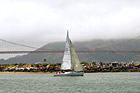 Golden Gate Bridge & Sailboat photo thumbnail