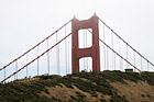 Golden Gate Bridge Tip in Clouds photo thumbnail