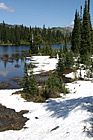 Snow Around Reflection Lake photo thumbnail