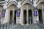 Outside of the University of Washington Library photo thumbnail