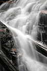 Watefall Close Up Over Log photo thumbnail