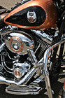 Side of Harley Motorcycle photo thumbnail