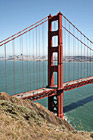 Golden Gate Bridge Vertical View photo thumbnail