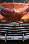 Front of Old Orange Ford Truck Super Deluxe photo thumbnail