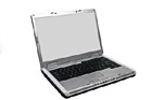 Laptop Computer on White Background photo thumbnail