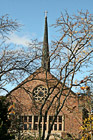 Eastvold Chapel & Trees, Vertical photo thumbnail