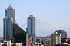 Seattle Buildings & Mt. Rainier photo thumbnail