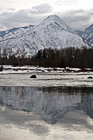 Mountain Reflection & Snow photo thumbnail