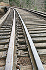 Railroad Tracks Curve photo thumbnail