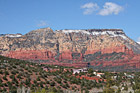 Sedona Red Rock & Houses on Hill photo thumbnail