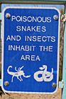 Poisonous Snakes & Insects Sign photo thumbnail