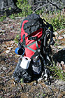 Hiking Backpack on Ground photo thumbnail