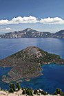 Wizard Island in Crater Lake photo thumbnail