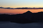 Crater Lake Sunset Silhouette photo thumbnail