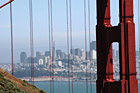San Francisco View Through Golden Gate Bridge photo thumbnail