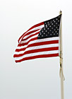 U.S. American Flag & Clouds photo thumbnail