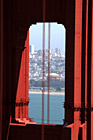 A Close Up Looking Through Golden Gate Bridge photo thumbnail