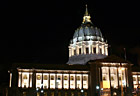 San Francisco City Hall Building at Night photo thumbnail