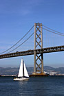 Bay Bridge & Sailboat photo thumbnail
