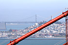 Close Up of Golden Gate Bridge & Bay Bridge in View photo thumbnail