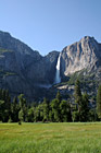 Yosemite Falls & Grass Field photo thumbnail