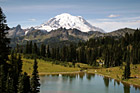 Mount Rainier & Tipsoo Lake in Summer photo thumbnail