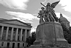 Black & White Washington State Capitol photo thumbnail