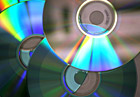 Close up of CDs photo thumbnail