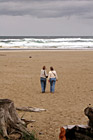 Ladies Walking on Beach photo thumbnail