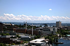 Husky Stadium, Lake Washington & Cascades photo thumbnail