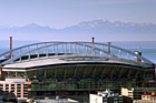 Olympic Mountains & Qwest Field photo thumbnail