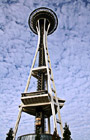 Looking up at Space Needle photo thumbnail