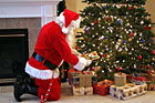 Santa Delivering Presents photo thumbnail